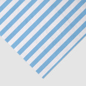 Papier Mousseline Bleu rayé (Détail)