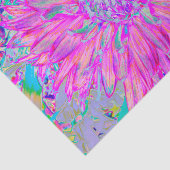 Papier Mousseline Bleu rose et violet cool Artsy Dahlia Bloom (Détail)