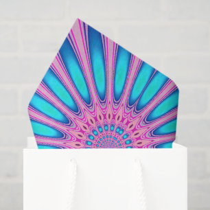 Papier Mousseline Bleu rose foncé Super