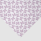 Papier Mousseline Bleu rose violet sur le papillon Motif (Détail)