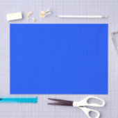 Papier Mousseline Bleu (RYB) (couleur solide) (Artisanat)