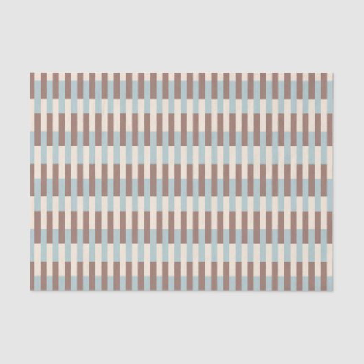 Papier Mousseline Bleu Tan Brown (Recto)