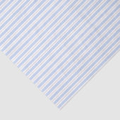 Papier Mousseline Bleu tendre et gris rayé (Détail)