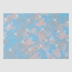 Papier Mousseline Bleu Toutes les Occasions Splatter Parties scintil