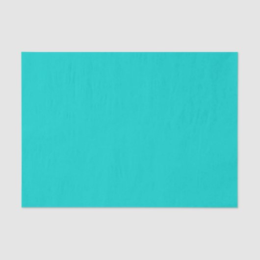 Papier Mousseline bleu turquoise (Recto)