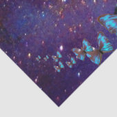 Papier Mousseline BLEUE BUTERRFLY Beauté dans la nature Tissu Papier (Détail)