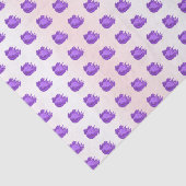 Papier Mousseline Bleuets et crème Motif de fruits (Détail)