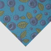 Papier Mousseline Bleus sur bleu (Détail)