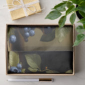 Papier Mousseline Bleus sur une table (Cadeau)