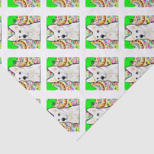 Papier Mousseline Bling berger allemand blanc (Détail)