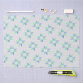 Papier Mousseline Bloc de bois Quilt Star Ribbon (Artisanat)