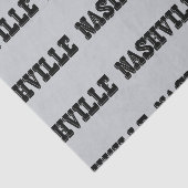 Papier Mousseline Bloc de noir de Nashville (Détail)