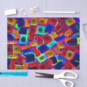 Papier Mousseline Blocs Bokeh colorés (Artisanat)