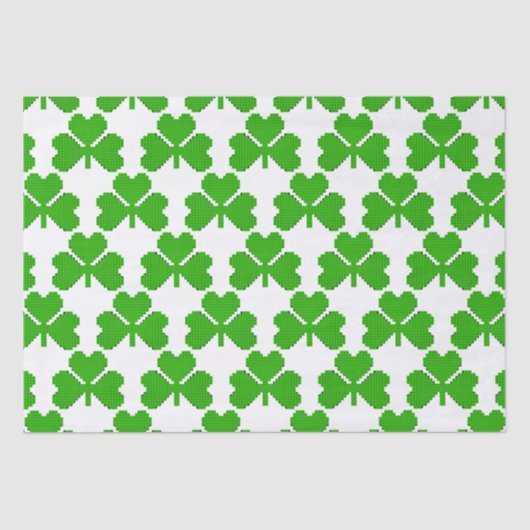 Papier Mousseline Blocs de construction shamrock Dessin (Recto)