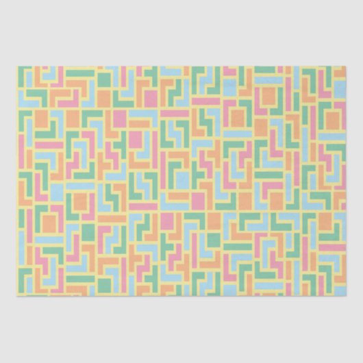 Papier Mousseline Blocs de puzzle (Recto)