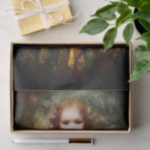 Papier Mousseline Blonde mignonne Fée d'enfant magique EG6L Découpag (Cadeau)