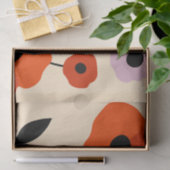 Papier Mousseline Bloom minimal du pavot (Cadeau)