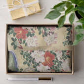 Papier Mousseline Blooming Azalea in Blue Pot Janpanese Flower Art (Cadeau)