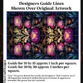 Papier Mousseline Blooms de pivoines roses et magenta dynamiques CT3