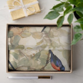 Papier Mousseline Blooms enchantés : Découpage de cage d'oiseaux (Cadeau)