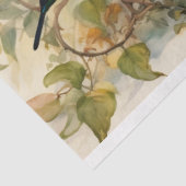 Papier Mousseline Blooms enchantés : Découpage de cage d'oiseaux (Détail)