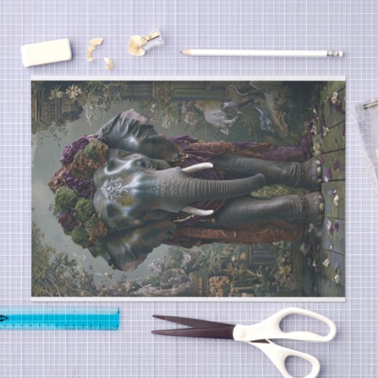 Papier Mousseline Blossom éléphant (Artisanat)