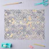 Papier Mousseline Blue Bee Series Design 8 Tissu Paper (Artisanat)