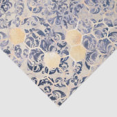 Papier Mousseline Blue Bee Series Design 8 Tissu Paper (Détail)