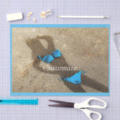 Papier Mousseline Blue Bikini Beach Sand Thunder_Cove (Artisanat)