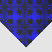 Papier Mousseline Blue Blue Gradient Star Bow (Détail)
