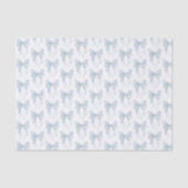 Papier Mousseline Blue Bow  (Recto)
