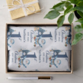 Papier Mousseline Blue Boy First Christmas  (Cadeau)