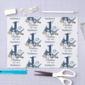 Papier Mousseline Blue Boy First Christmas  (Artisanat)