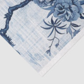 Papier Mousseline Blue Chinoiserie Asiatique Français Découpage Impr (Détail)