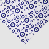 Papier Mousseline Blue Evil Eye Good luck & Protection Symbol (Détail)