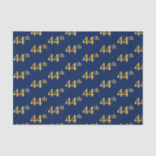 Papier Mousseline Blue, Faux Gold 44e (Quarante-quatrième)