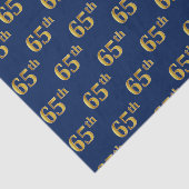 Papier Mousseline Blue, Faux Gold 65e (Soixante-cinquième) (Détail)