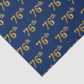 Papier Mousseline Blue, Faux Gold 76e (Soixante-seizième) (Détail)