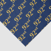 Papier Mousseline Blue, Faux Gold 92e (Quatre-vingt-dix-deuxième) (Détail)