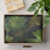 Papier Mousseline Blue Forest Guardian Enchanted Green Man Decoupage (Cadeau)