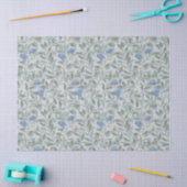 Papier Mousseline Blue Fruit, William Morris (Artisanat)