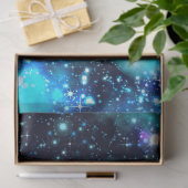 Papier Mousseline Blue Galaxy Series Design 10 (Cadeau)