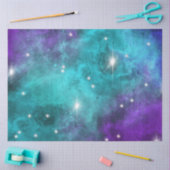 Papier Mousseline Blue Galaxy Series Design 3 Tissu Papier (Artisanat)