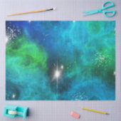 Papier Mousseline Blue Galaxy Series Design 4 Tissu Papier (Artisanat)