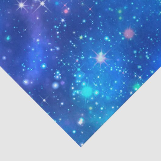 Papier Mousseline Blue Galaxy Series Design 9 (Détail)