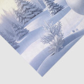 Papier Mousseline Blue Hat Snowman Christmas Tree Holiday (Détail)