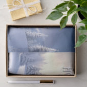 Papier Mousseline Blue Hat Snowman Christmas Tree Holiday (Cadeau)