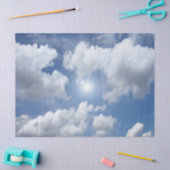 Papier Mousseline Blue Heaven Nuages + vos idées (Artisanat)