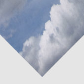 Papier Mousseline Blue Heaven Nuages + vos idées (Détail)