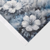 Papier Mousseline Blue Hummingbird in Flight Decoupage (Détail)